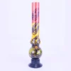 Double Bowl Acrylic Ice Bong (16 Inch 50mm) - Image 2