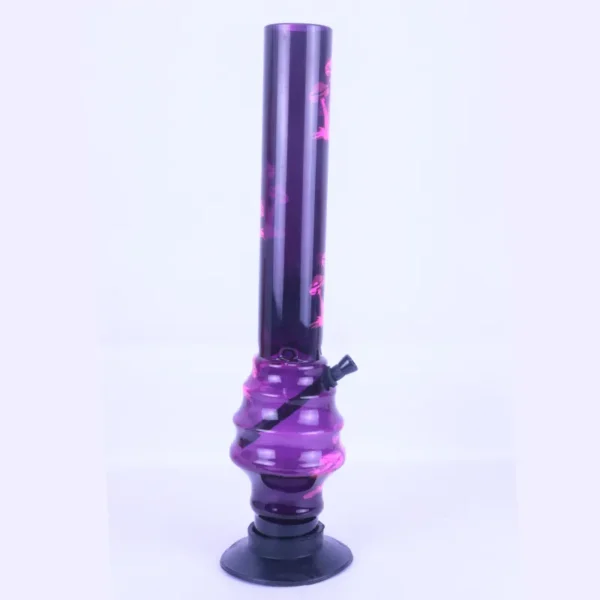 Acrylic Multi Sticker With Multi Color Ice Bong (16 Inch 50 MM)